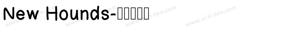 New Hounds字体转换